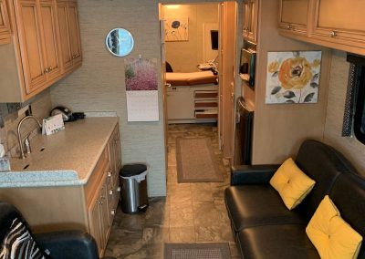 Interior of our Pittsburgh Mobile Medical Unit