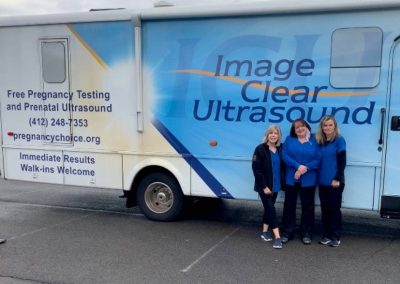 Our Pittsburgh Team in front of their Mobile Medical Unit