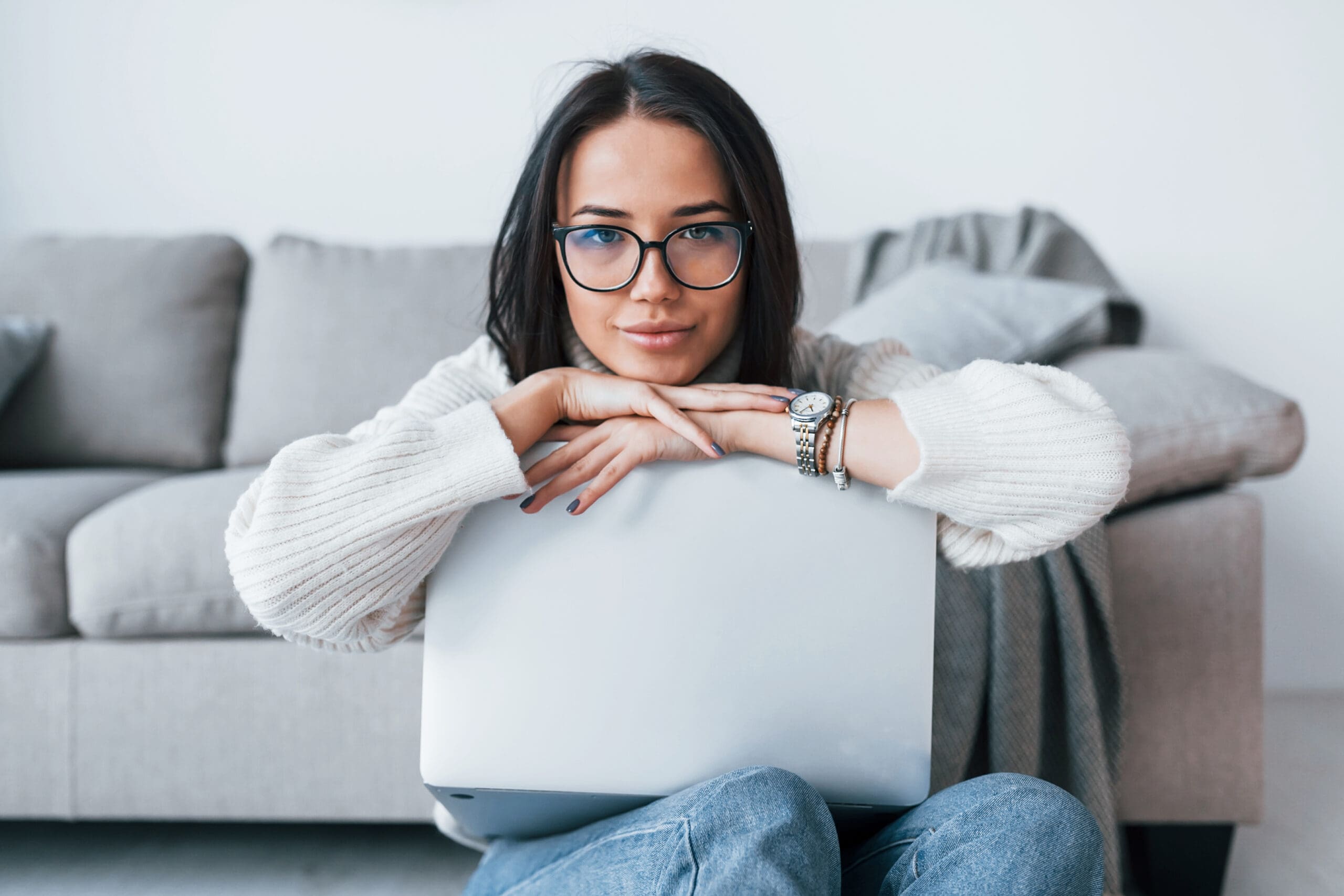 A woman thinking of her questions about adoption