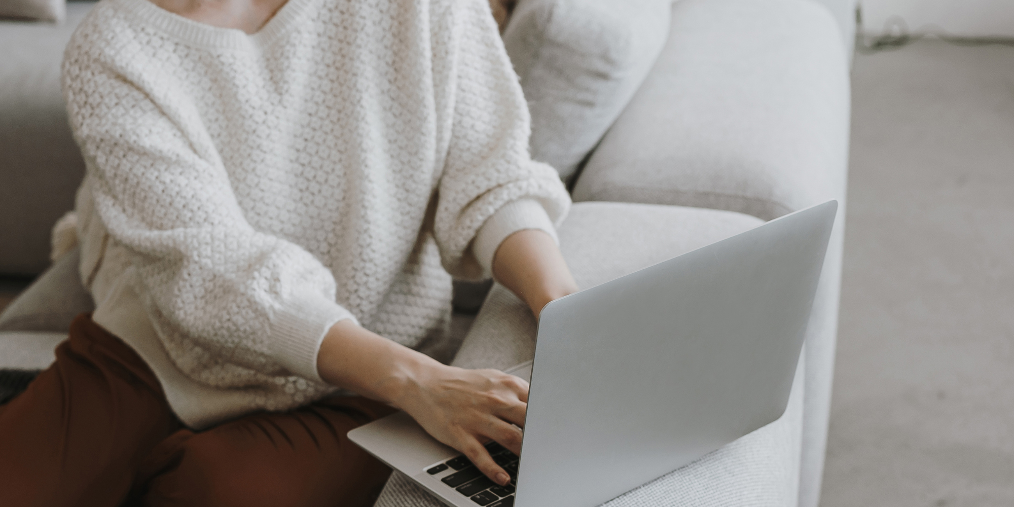 Woman in Monaca, PA searching online for information on abortion pill complications